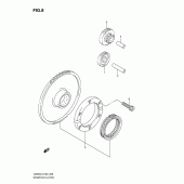 Схема вузла: Привід стартера для Suzuki VZ800 Intruder M800/Boulevard M50