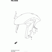 Схема узла: Переднее крыло (Gsx-R1000Al6 E33) для Suzuki GSX-R1000