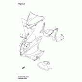 Схема узла: Передний обтекатель (Gs500fk4/fuk4) для Suzuki GS500