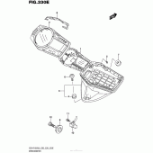 Схема вузла: Speedometer (Gsx-R1000Al6 E33) для Suzuki GSX-R1000