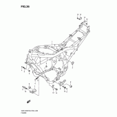 Схема узла: Рама для Suzuki GSX1250