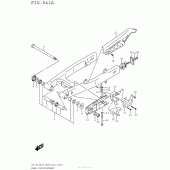 Схема узла: Задний рычаг (Маятник) (Dr-Z125L5 E28) для Suzuki DR-Z125 DR-Z125