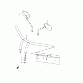 Схема узла: Руль & Тросики для Suzuki VZ800 Marauder