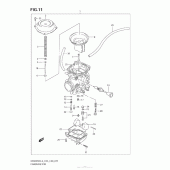 Схема вузла: Carburetor (Dr200Sel3 E28) для Suzuki DR200 DR200SE