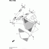 Схема вузла: Олійний охолоджувач для Suzuki GSX-R1000