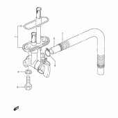 Схема вузла: Паливний кран для Suzuki DR350