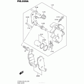 Схема вузла: Передній гальмівний супорт для Suzuki VZ1500 Boulevard M90