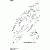 Схема вузла: Бічні панелі для Suzuki UH200 Burgman