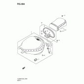 Схема вузла: Сидіння (Vl800ck8/cuek8) для Suzuki VL800 Intruder C800/ Boulevard C50