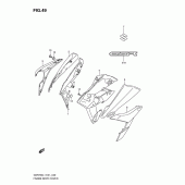 Схема узла: Боковые панели для Suzuki GSR750