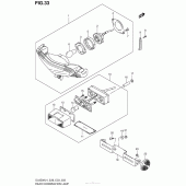 Схема вузла: Задній ліхтар (Стоп-сигнал) для Suzuki DL650 V-Strom