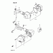 Схема узла: Поворотники (E6,  e24) для Suzuki DR200 DR200