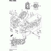 Схема вузла: Картер двигуна для Suzuki UH200 Burgman