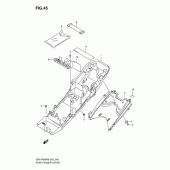 Схема узла: Заднее крыло для Suzuki GSX-R600