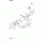 Схема узла: Выхлопная система (Model executive) для Suzuki UH200 Burgman