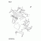 Схема вузла: Бризговик для Suzuki GSX-R750