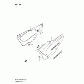 Схема узла: Боковые панели для Suzuki EN125