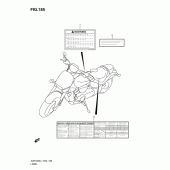 Схема вузла: Інформаційні наклейки (Vzr1800l1 e24) для Suzuki VZR1800 Intruder M1800R/ Boulevard M109R