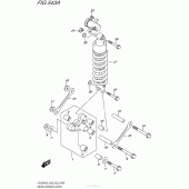 Схема вузла: Важіль прогресії для Suzuki DL650 V-Strom