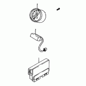 Схема вузла: Електроустаткування/ Спідометр для Suzuki RGV250