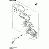 Схема вузла: Speedometer (Uh200Al5 P33) для Suzuki UH200 Burgman