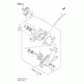 Схема вузла: Водяний насос Suzuki SFV650 Gladius