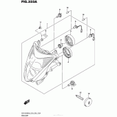 Схема вузла: Фара (Gsx1300Ral6 E03) для Suzuki GSX1300 Hayabusa