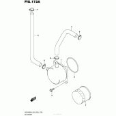 Схема вузла: Олійний охолоджувач для Suzuki GSX-R600