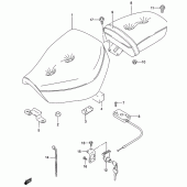 Схема узла: Картер двигателя для Suzuki GZ250 Marauder