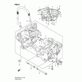 Схема вузла: Картер двигуна для Suzuki RM-Z250