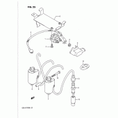 Схема вузла: Електроустаткування для Suzuki GSX-R1100
