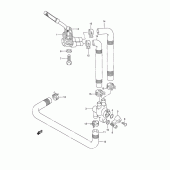 Схема узла: Топливный кран для Suzuki VZ800 Marauder