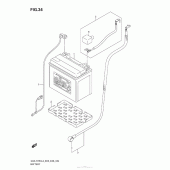 Схема узла: Аккумулятор для Suzuki GSX-R750