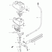 Схема вузла: Спідометр для Suzuki TS125