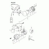 Схема вузла: Поворотники (Model r) для Suzuki LS650 Savage