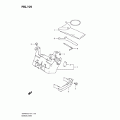 Схема вузла: Бардачок & Інструмент (Gsf650sul2 e21) для Suzuki GSF650 Bandit S