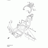 Схема узла: Рама для Suzuki UC125 Epicuro
