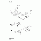 Схема вузла: Підставка для Suzuki GSX1400