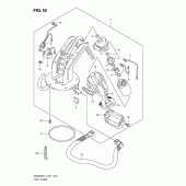 Схема узла: Топливный насос для Suzuki GSX650