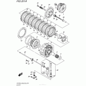 Схема узла: Сцепление для Suzuki VZ1500 Boulevard M90