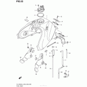 Схема вузла: Паливний бак (Dl1000Al4 E28) для Suzuki DL1000 V-Strom