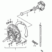 Схема вузла: Contact breaker assy для Suzuki GS1000