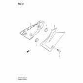 Схема вузла: Бічні панелі для Suzuki SV650