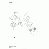 Схема вузла: Система індукції повітря для Suzuki AN650 Burgman (EU analogue of SkyWave)