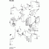 Схема вузла: Електроустаткування (Model k9/l0) для Suzuki VL800 Intruder C800/ Boulevard C50