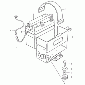 Схема вузла: Акумулятор для Suzuki TS125