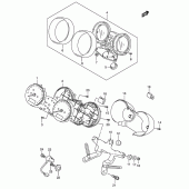 Схема вузла: Спідометр (Gsf1200k2/k3/k4/k5/zk4/zk5) для Suzuki GSF1200 Bandit