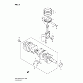 Схема вузла: Колінчастий вал & Поршень для Suzuki GSX1250