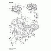 Схема узла: Картер двигателя для Suzuki VL800 Boulevard C50T
