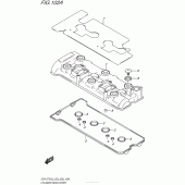 Схема узла: Клапанная крышка для Suzuki GSX-S750
